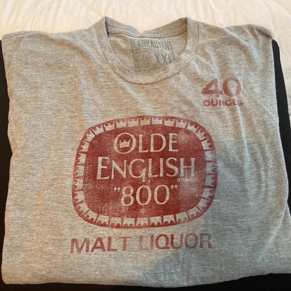 Pour one out for the homies! Old school beer tee.